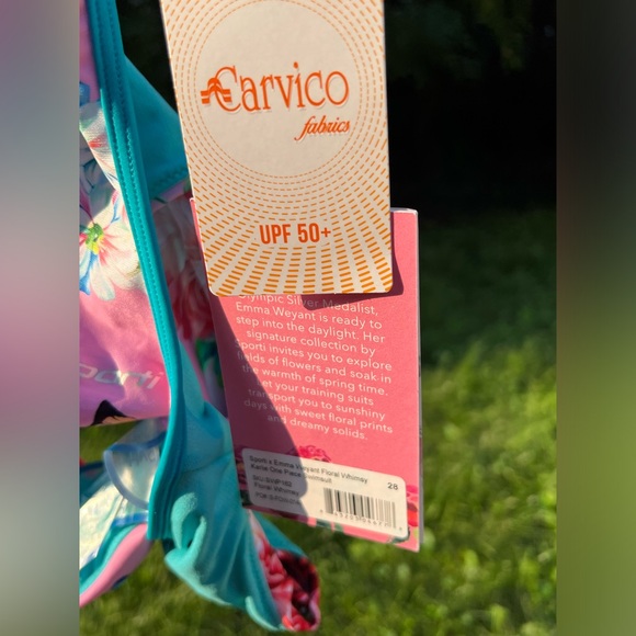 🌸Size 26 Floral Whimsy Karlie Sporti x Emma Weyant One Piece Suit—Labeled 28 - Picture 8 of 17